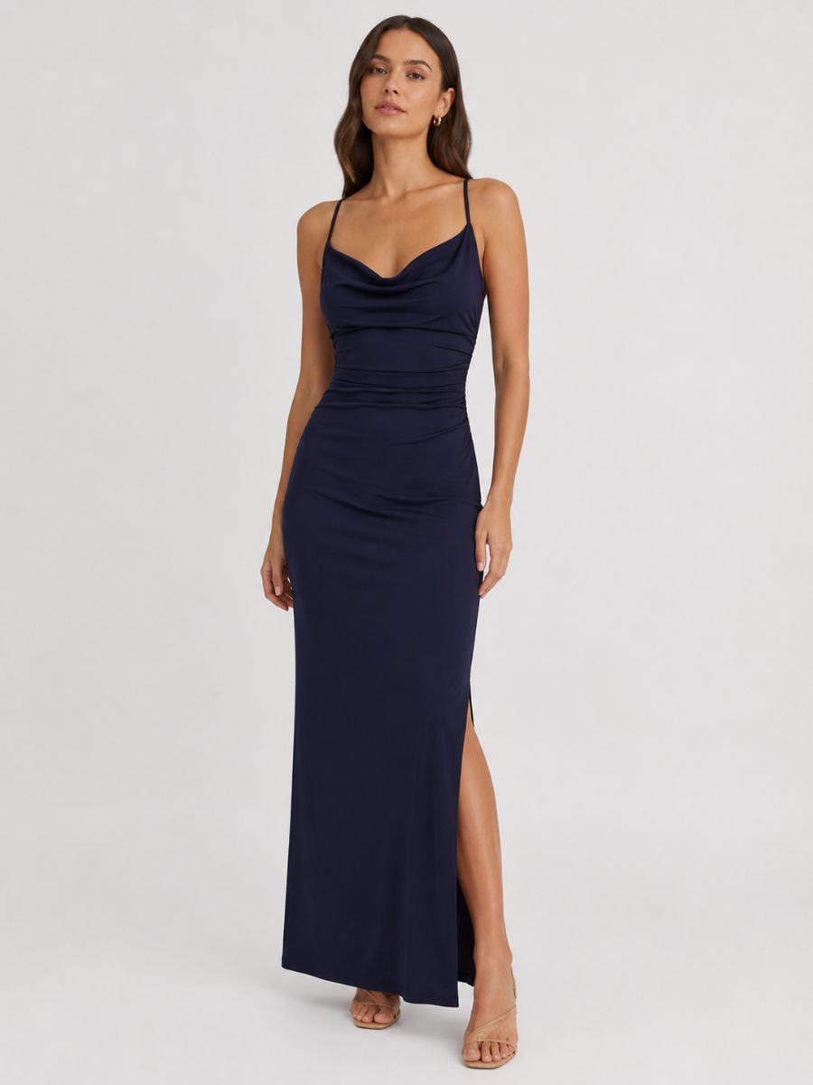 Alora Jersey Long Dress