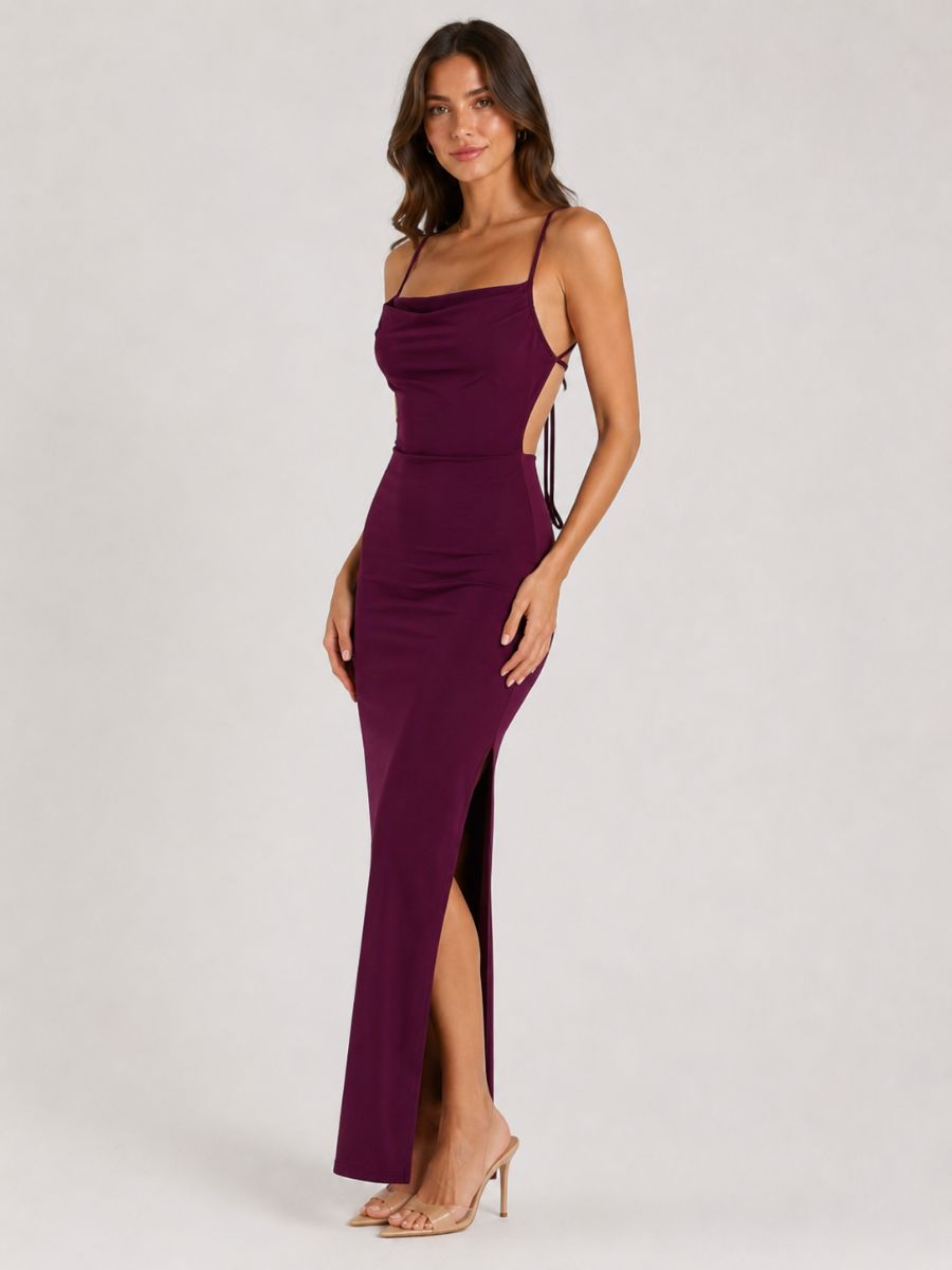 Alora Jersey Long Dress