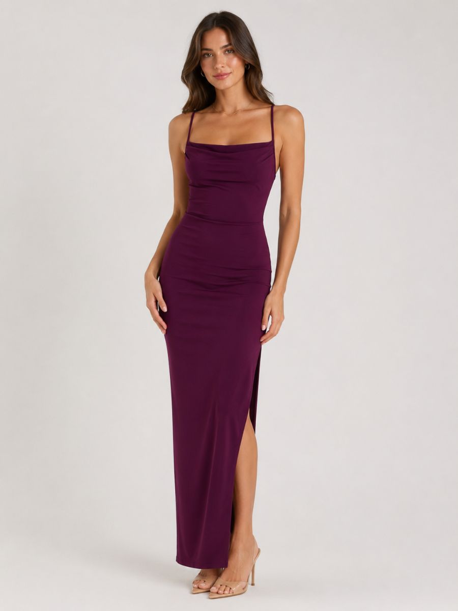 Alora Jersey Long Dress