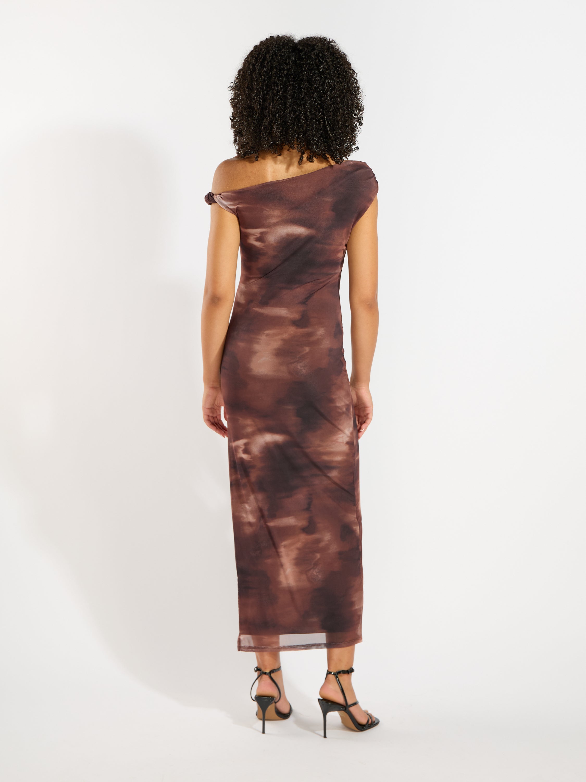 Veda Mesh Print Dress