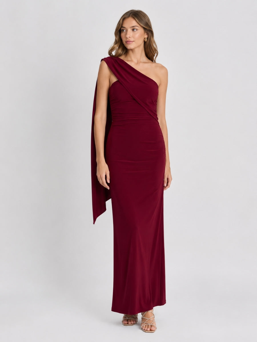 Posh Jersey Neck Tie Dress