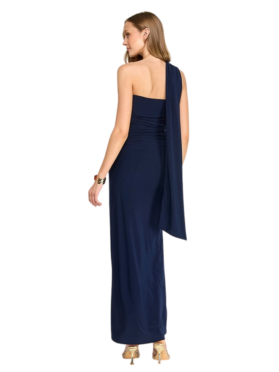 Posh Jersey Neck Tie Dress
