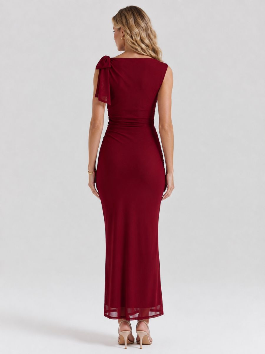 Maria Tie Shoulder Midi Dress