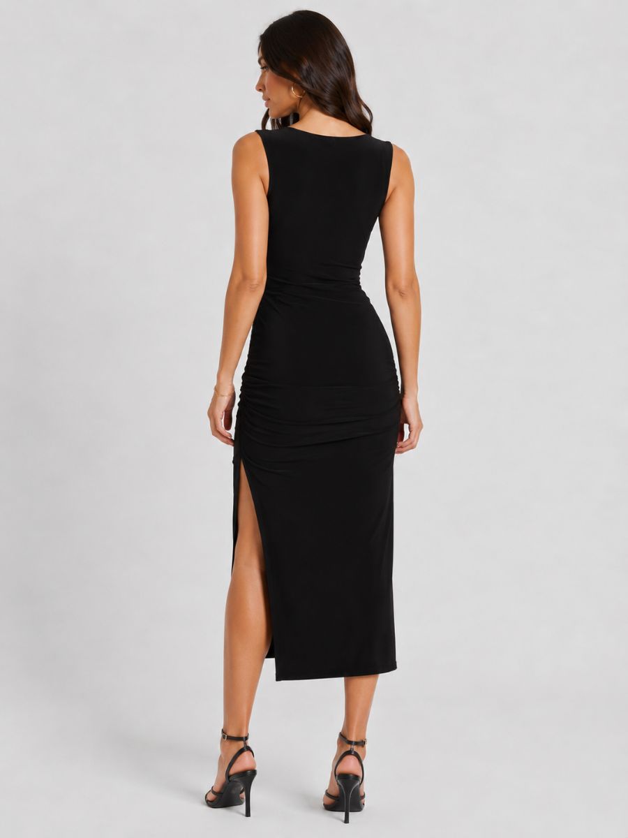 Carrie Square Neck Jersey Midi Dress