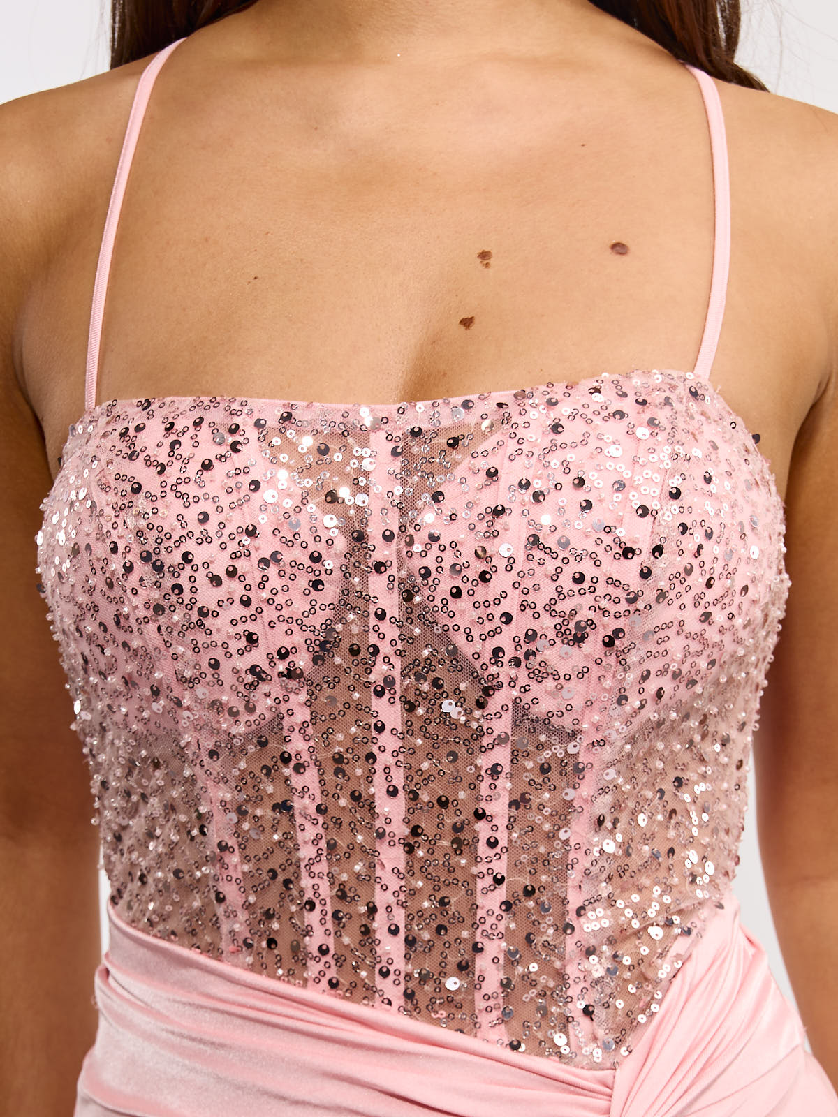 Zoey Sequin Corset Dress