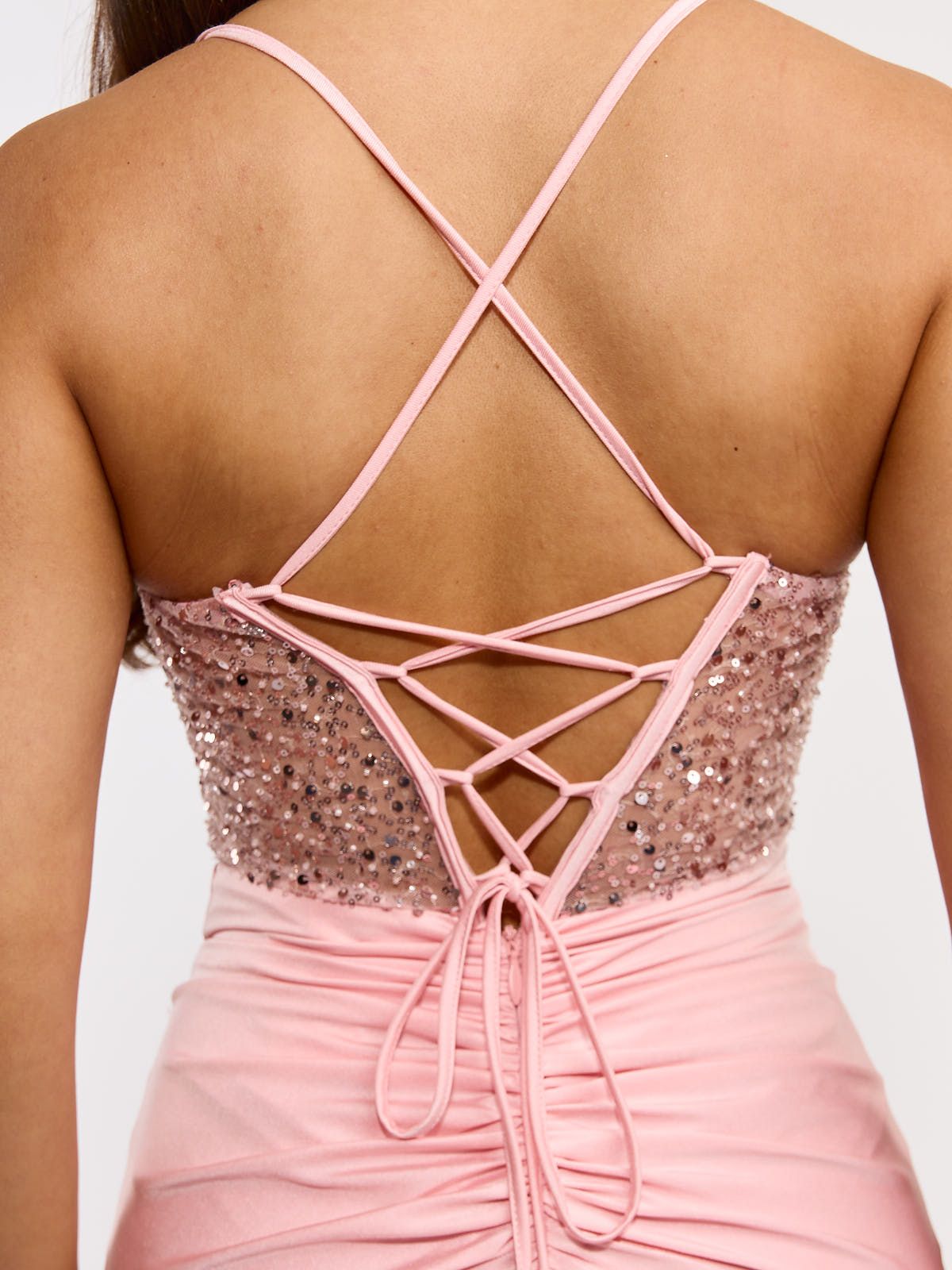 Zoey Sequin Corset Dress