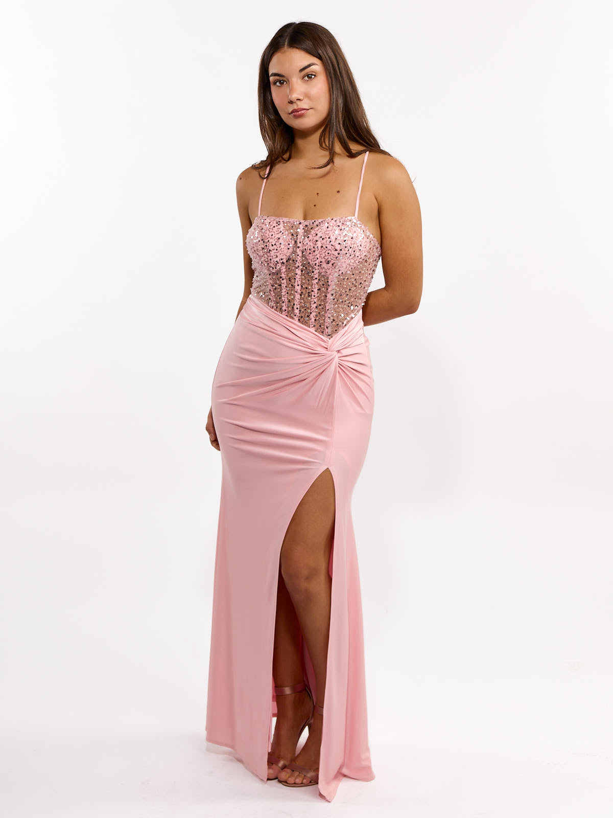 Zoey Sequin Corset Dress