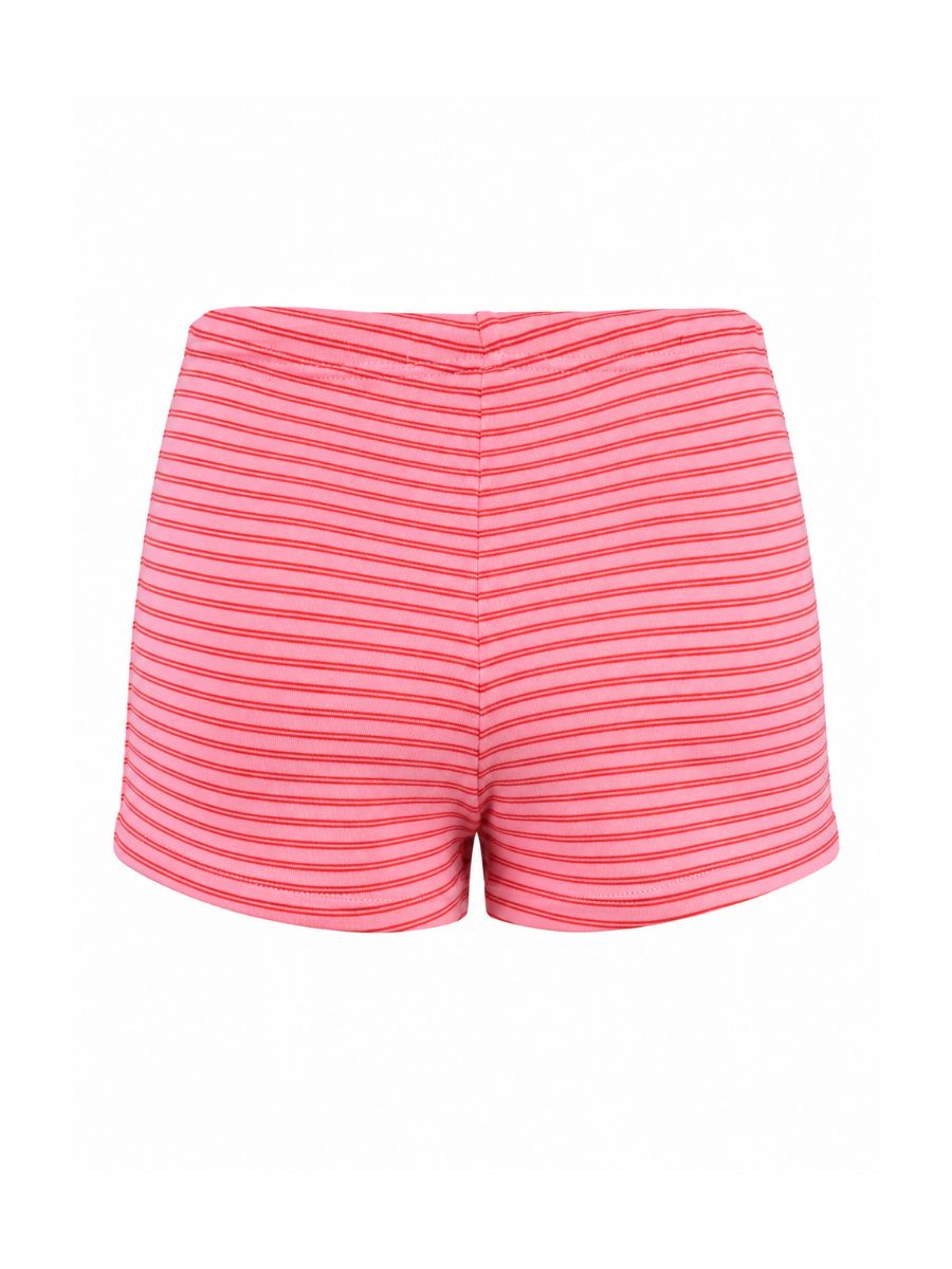 Miu Cotton Stripe Shorts