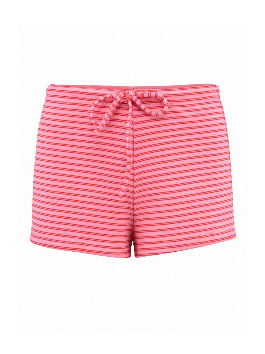 Miu Cotton Stripe Shorts