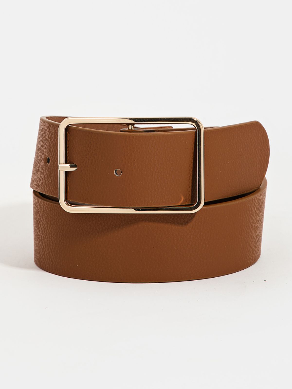 Thin Rectangle Buckle Belt