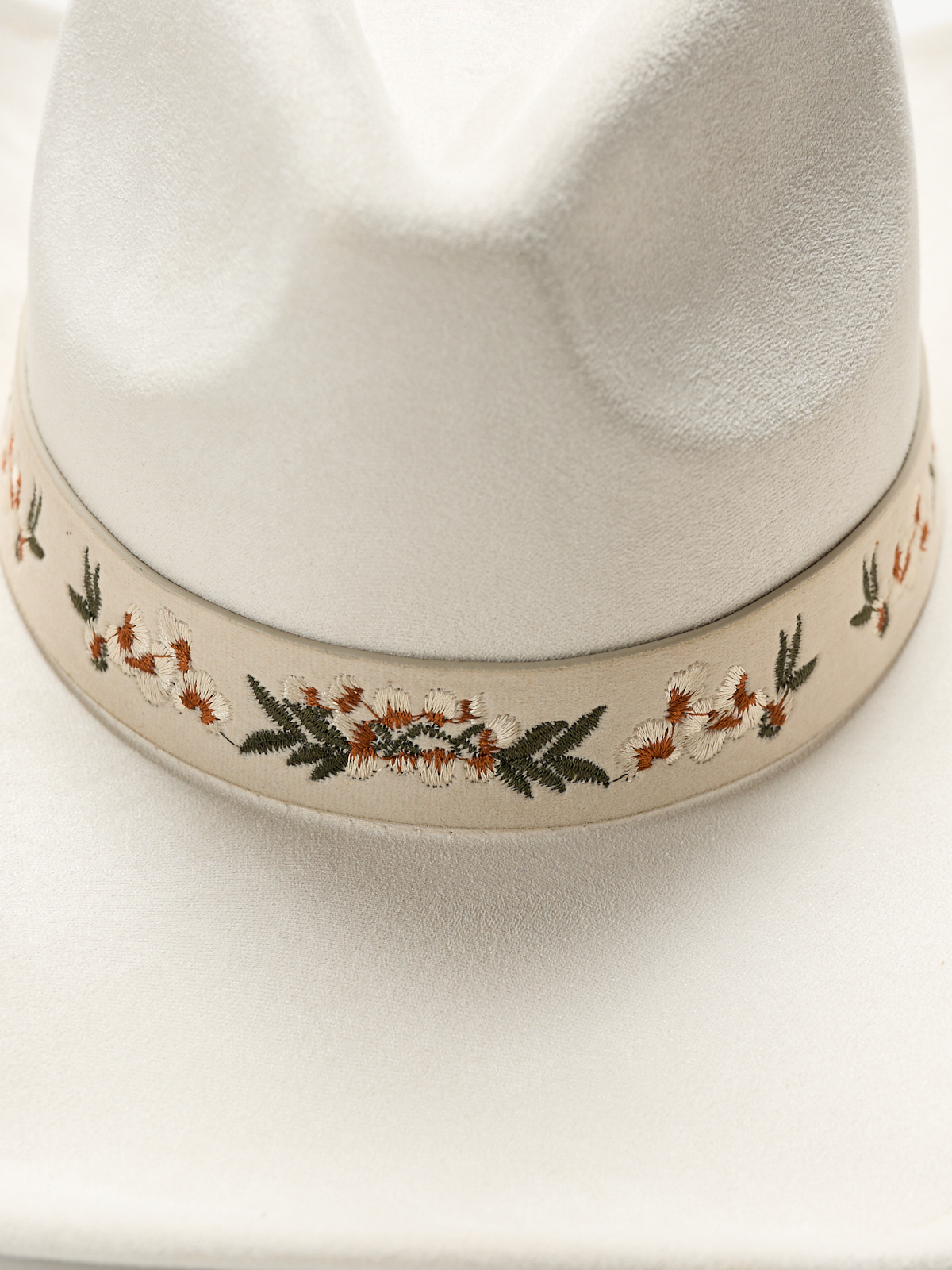 Floral Band Cowboy Hat