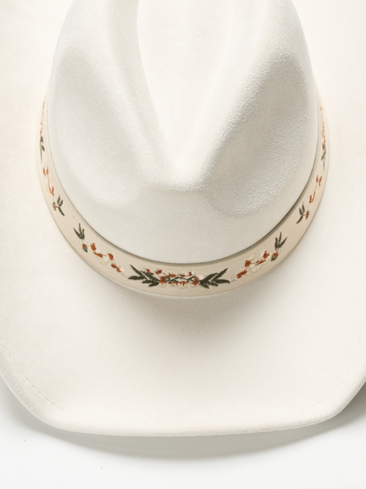 Floral Band Cowboy Hat