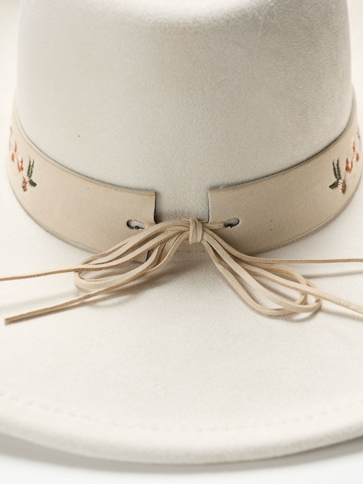Floral Band Cowboy Hat