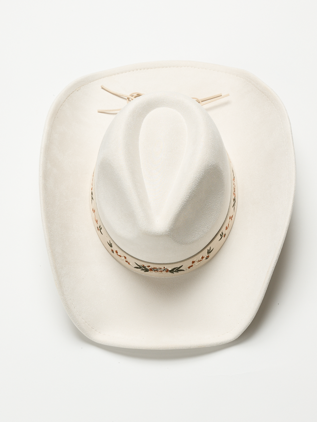 Floral Band Cowboy Hat