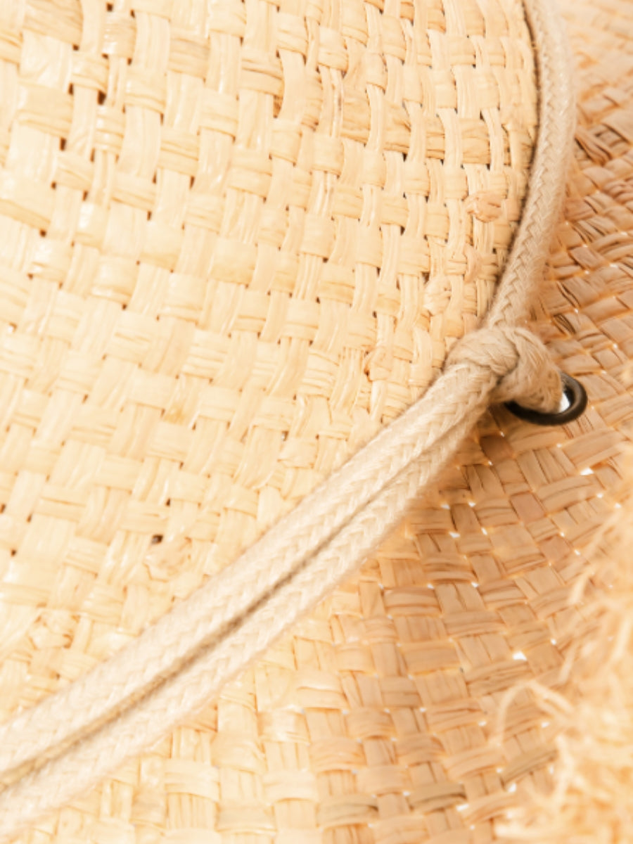 Raffia Straw Cowboy Hat