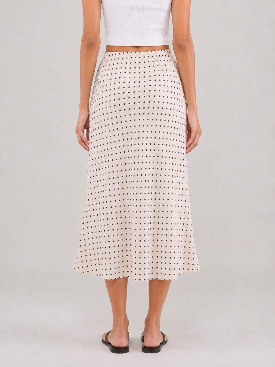 Dottie Polka Dot Midi Skirt