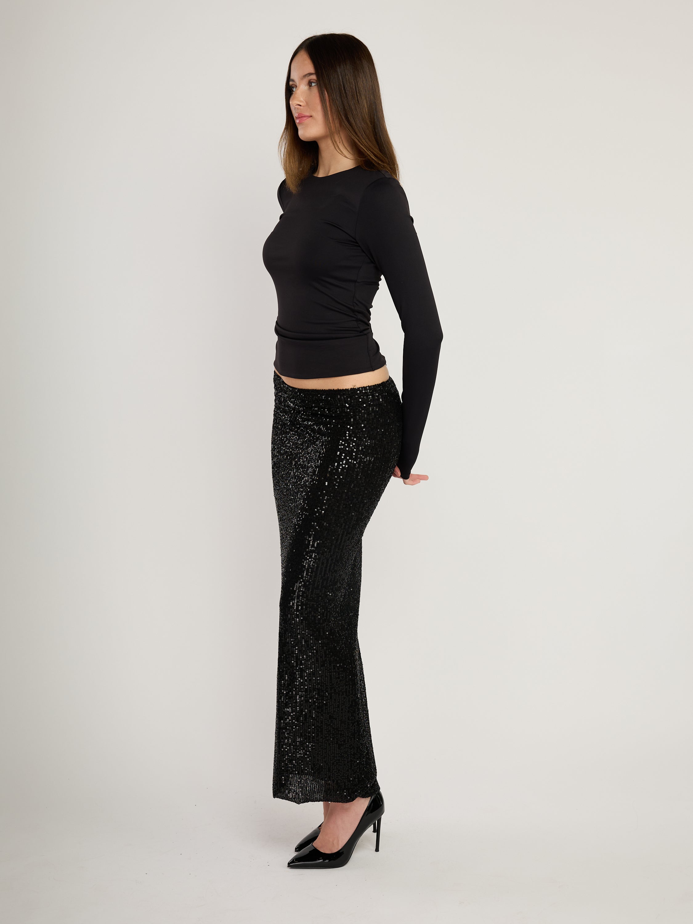 Holly Sequin Maxi Skirt
