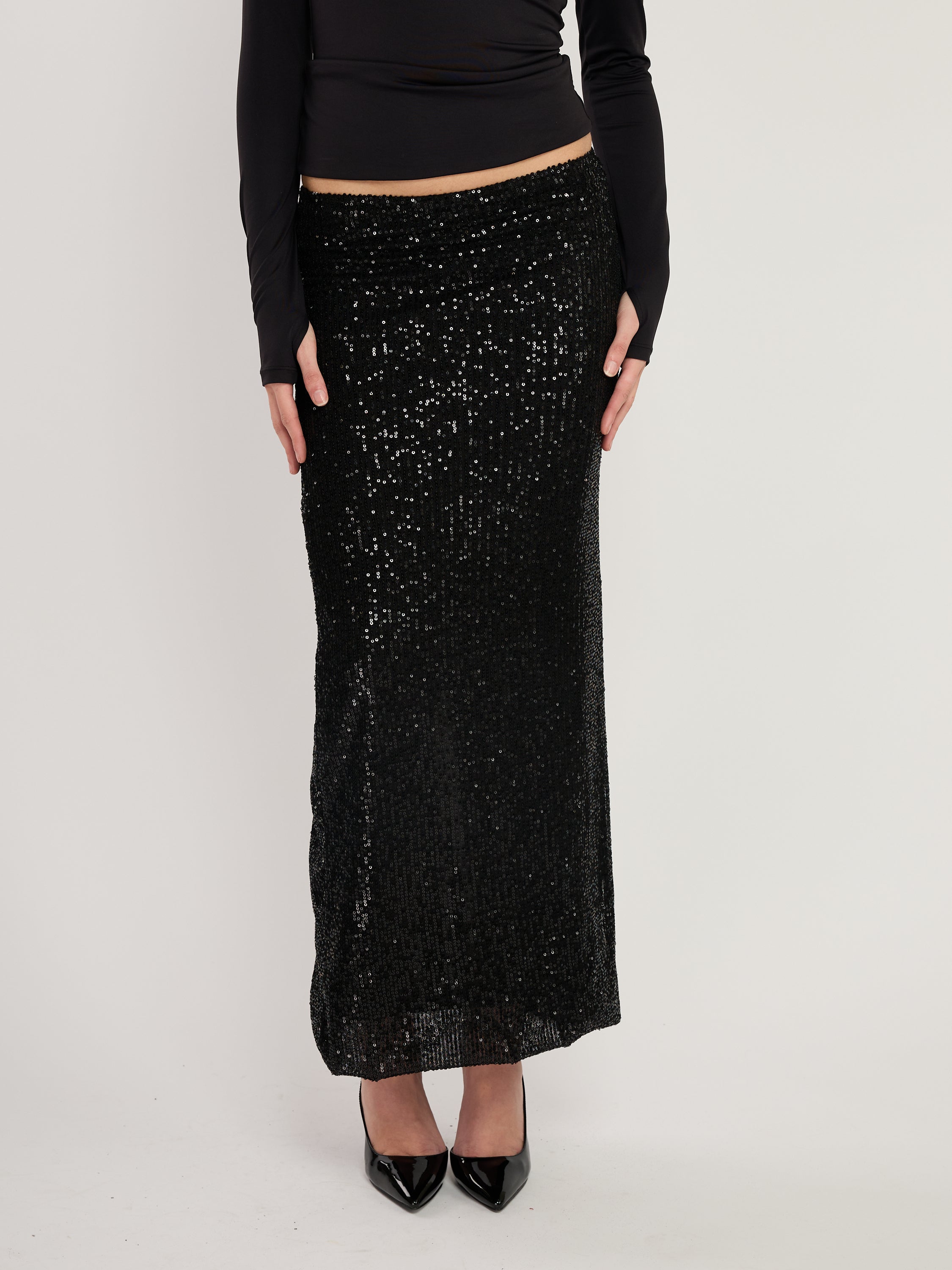 Holly Sequin Maxi Skirt