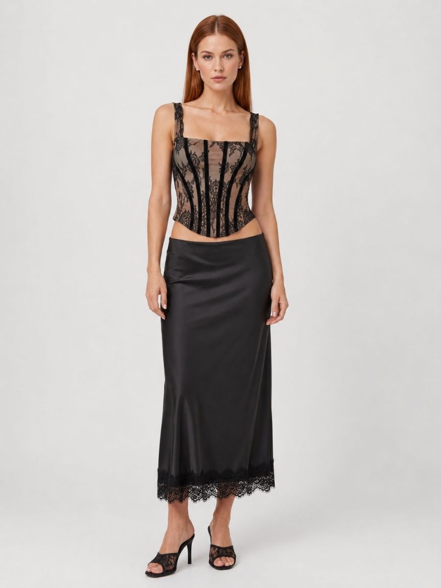 Victoria Lace Back Detail Corset