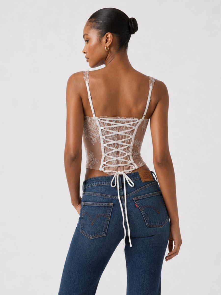 Victoria Lace Back Detail Corset