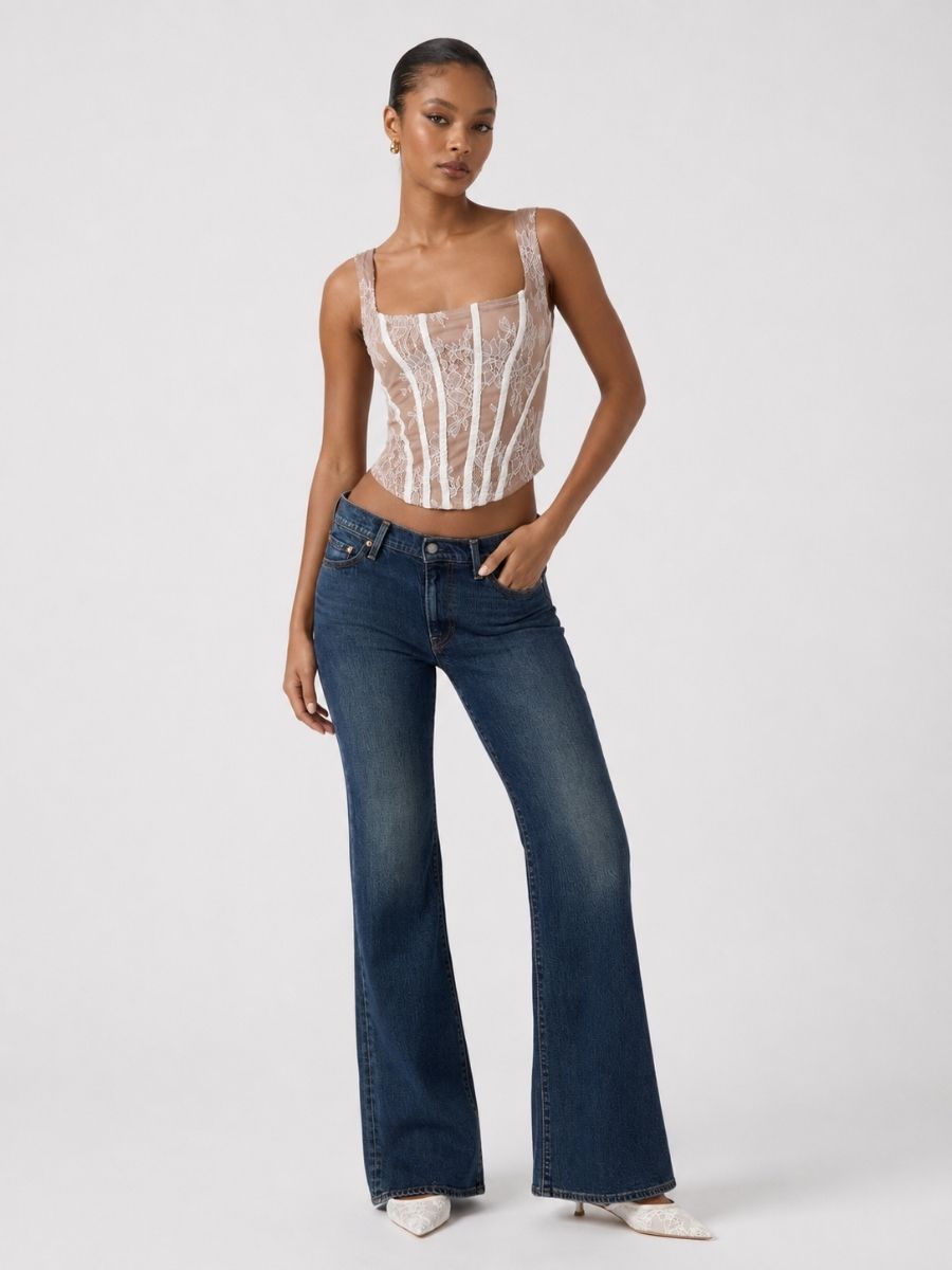 Victoria Lace Back Detail Corset