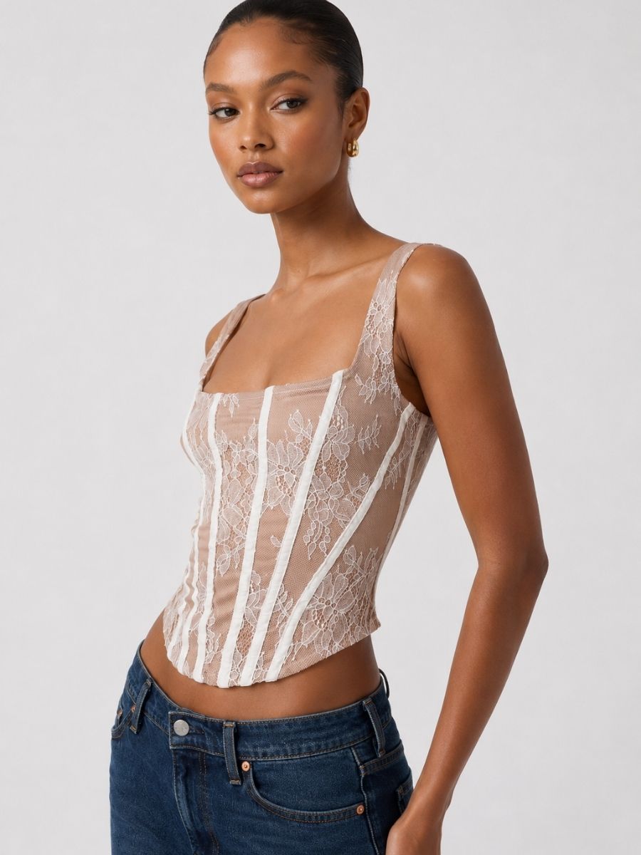 Victoria Lace Back Detail Corset