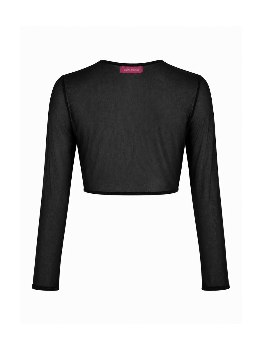 Jackie Mesh Bolero Top