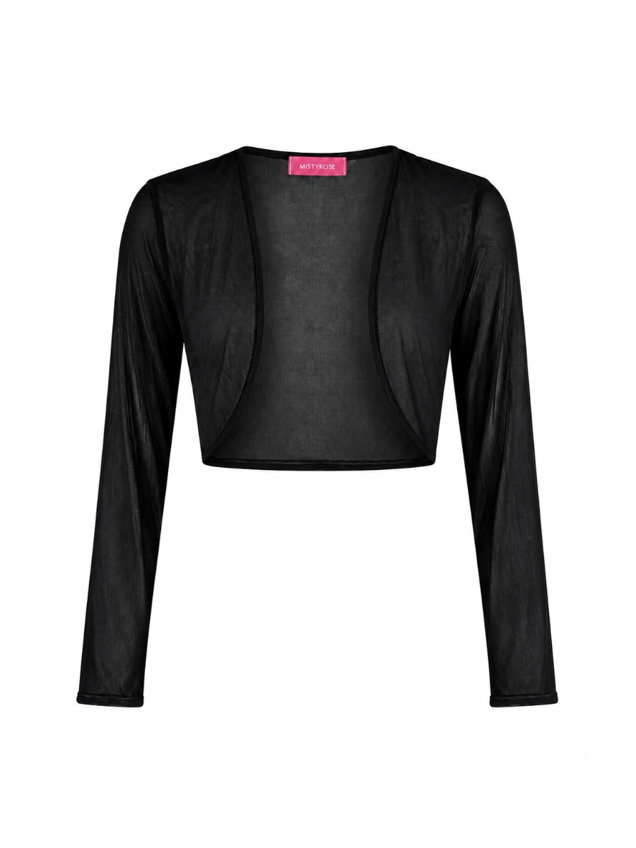 Jackie Mesh Bolero Top