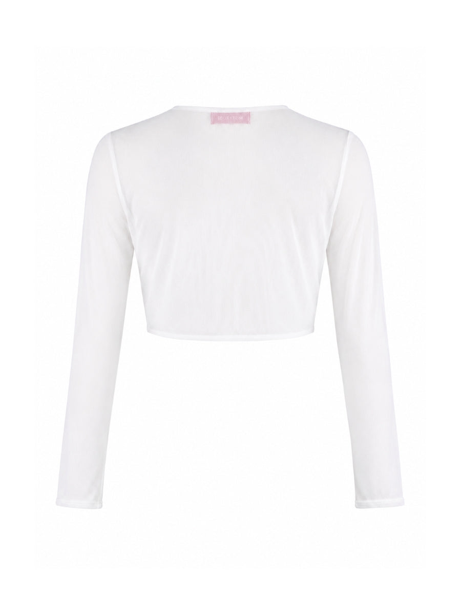 Jackie Mesh Bolero Top