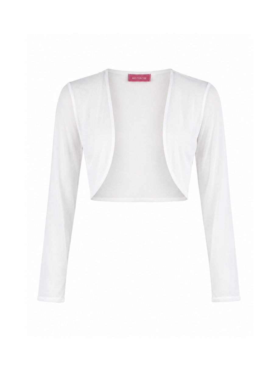 Jackie Mesh Bolero Top