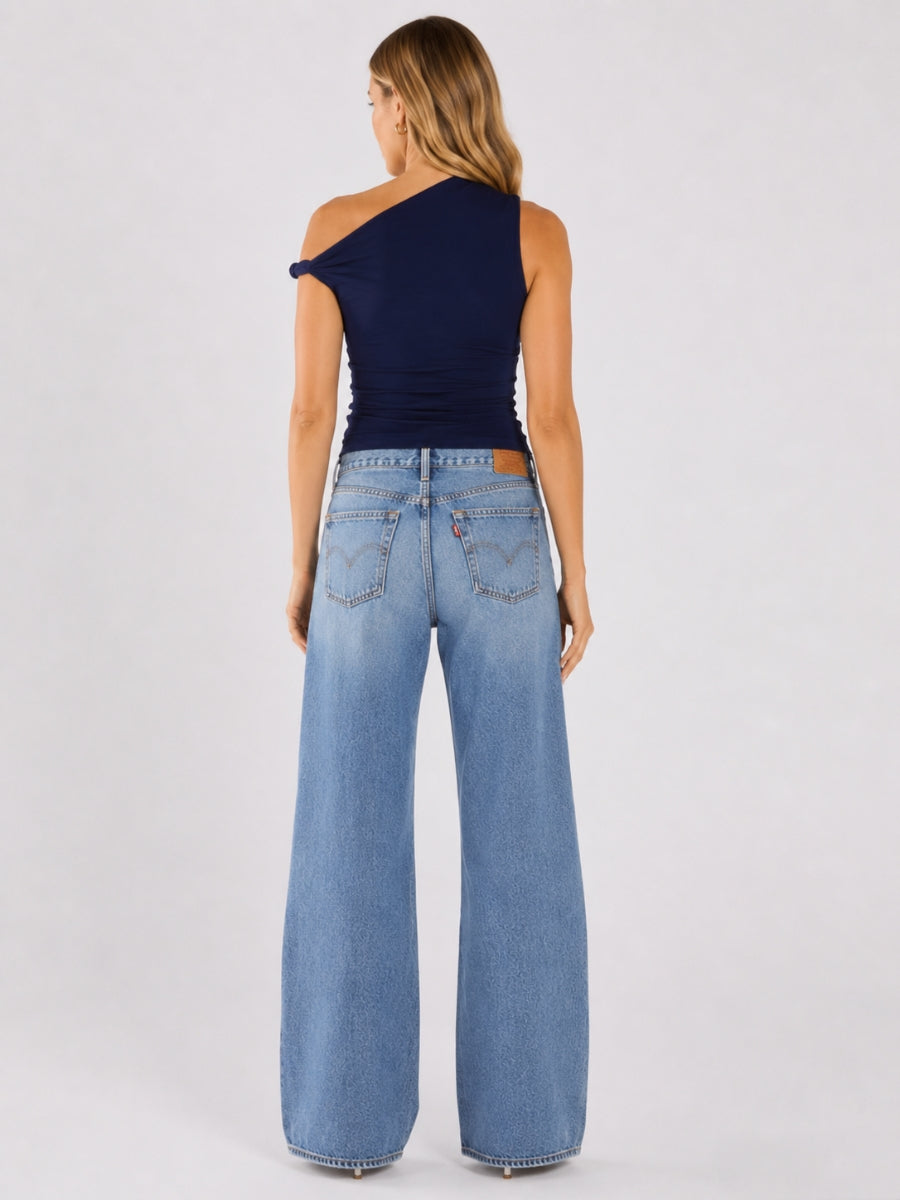 Veda Twist Shoulder Top