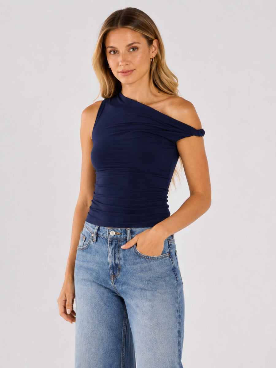Veda Twist Shoulder Top