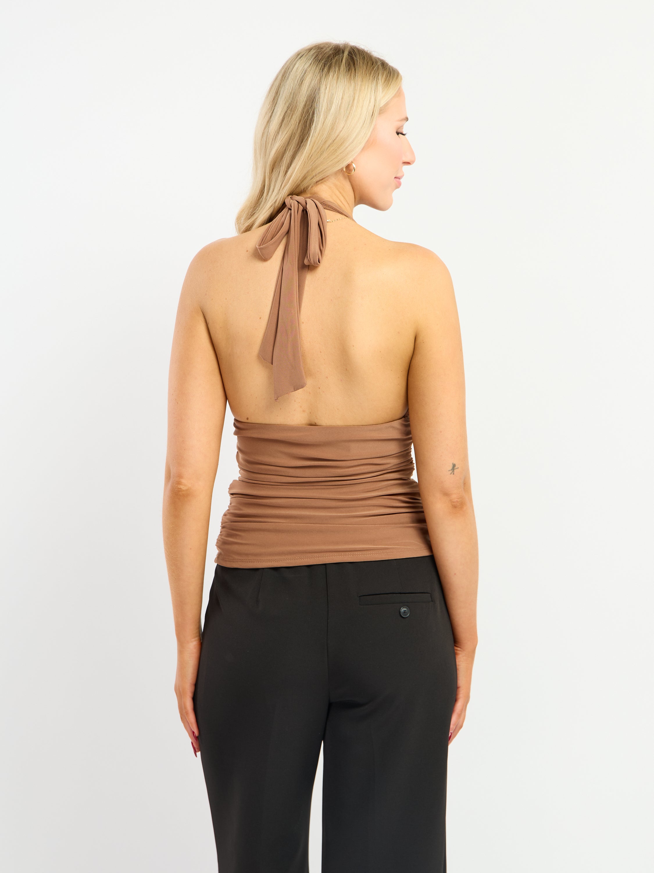 Vice Halter Tie Top
