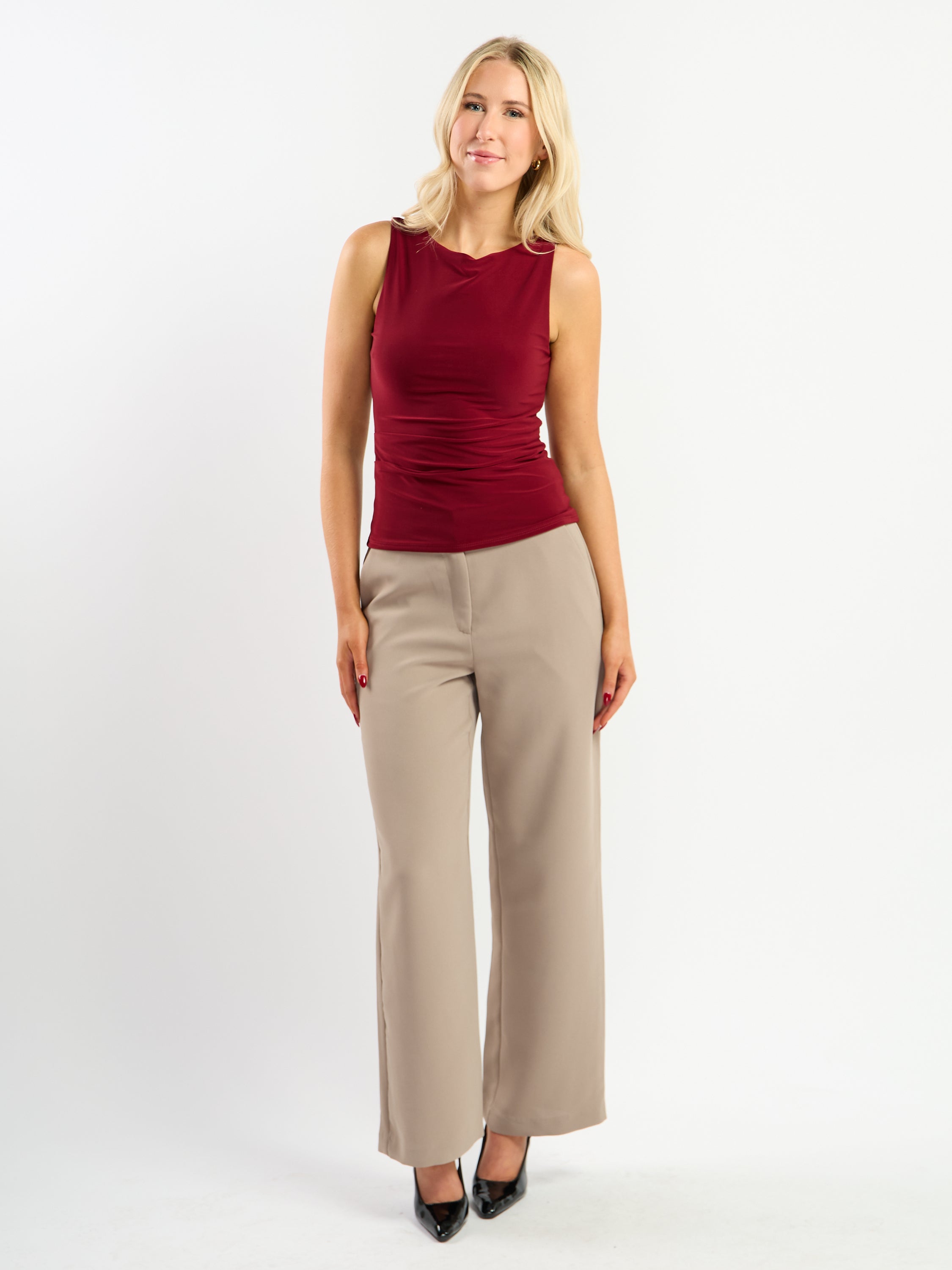 Clayton Sleeveless Jersey Top