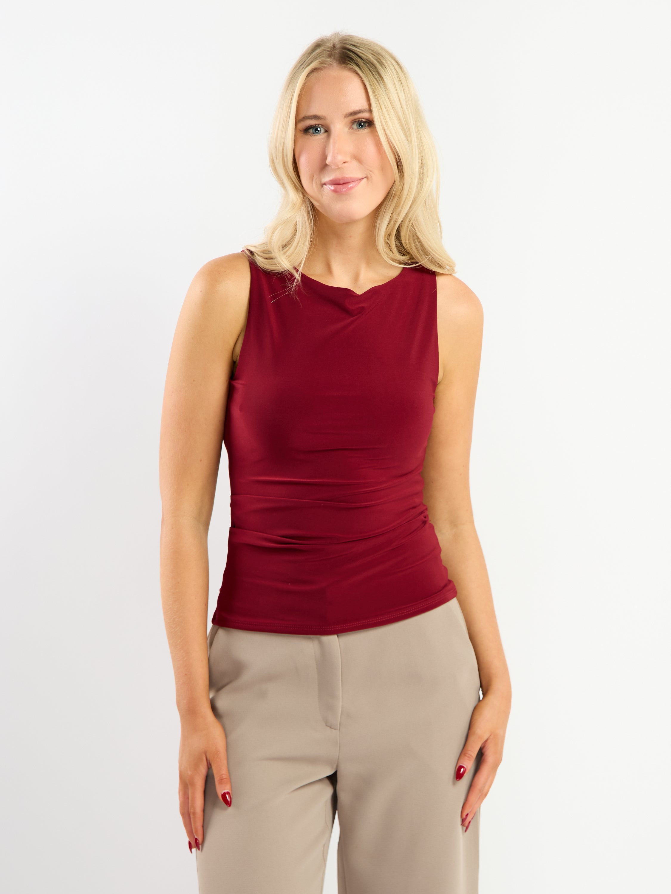 Clayton Sleeveless Jersey Top