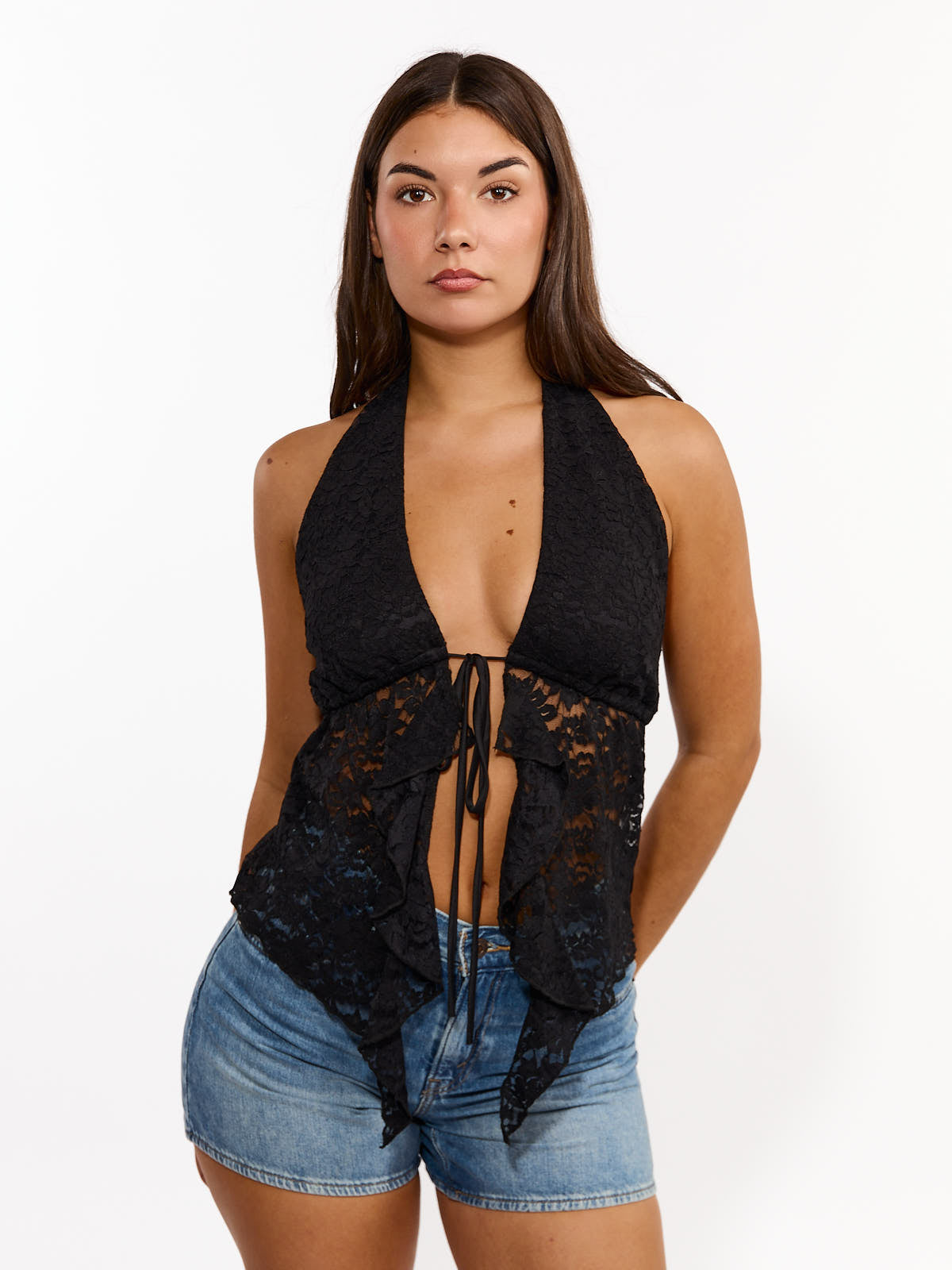 Let's Go Tie Halter Top