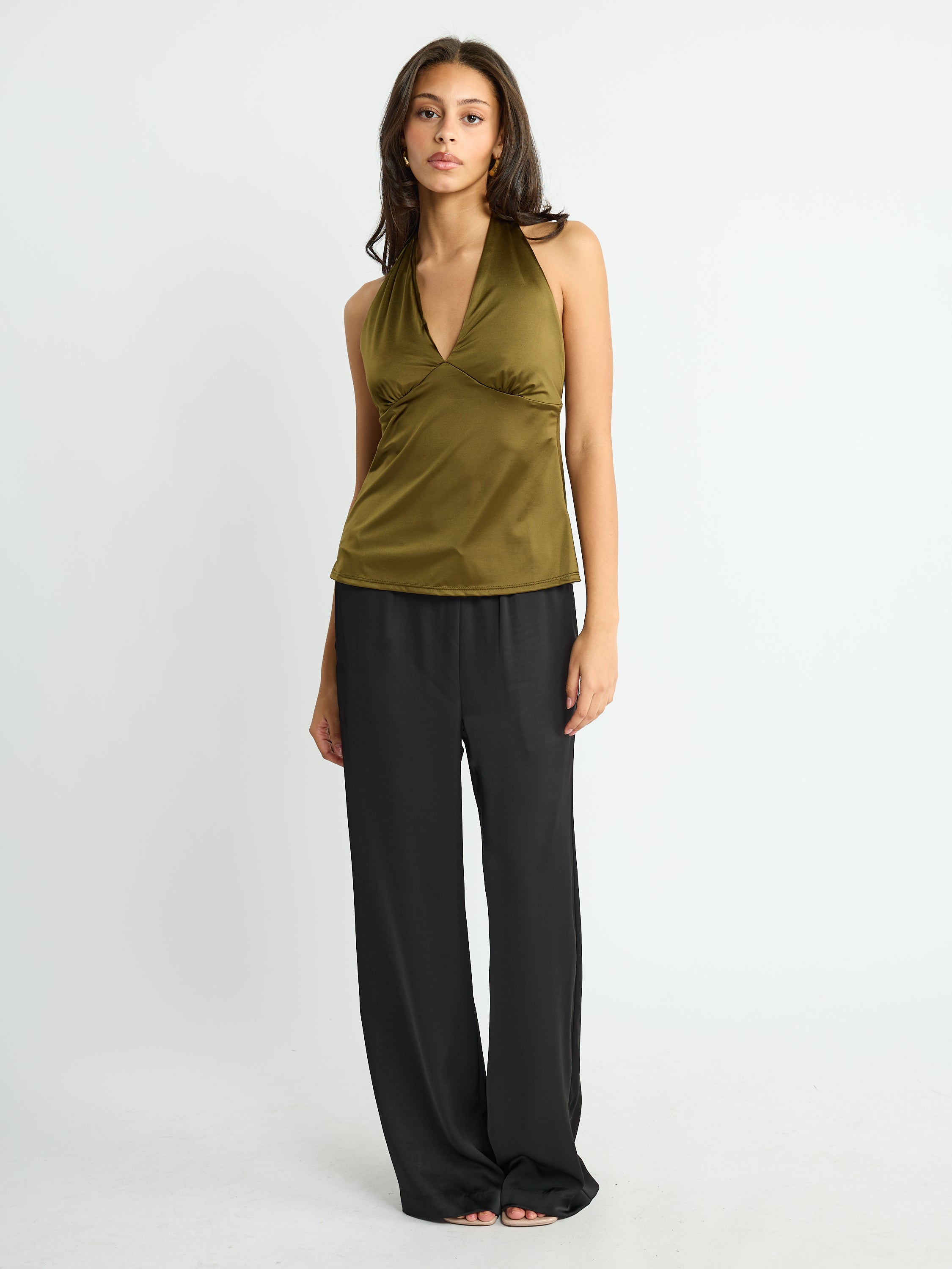 Valencia Satin Halter Top