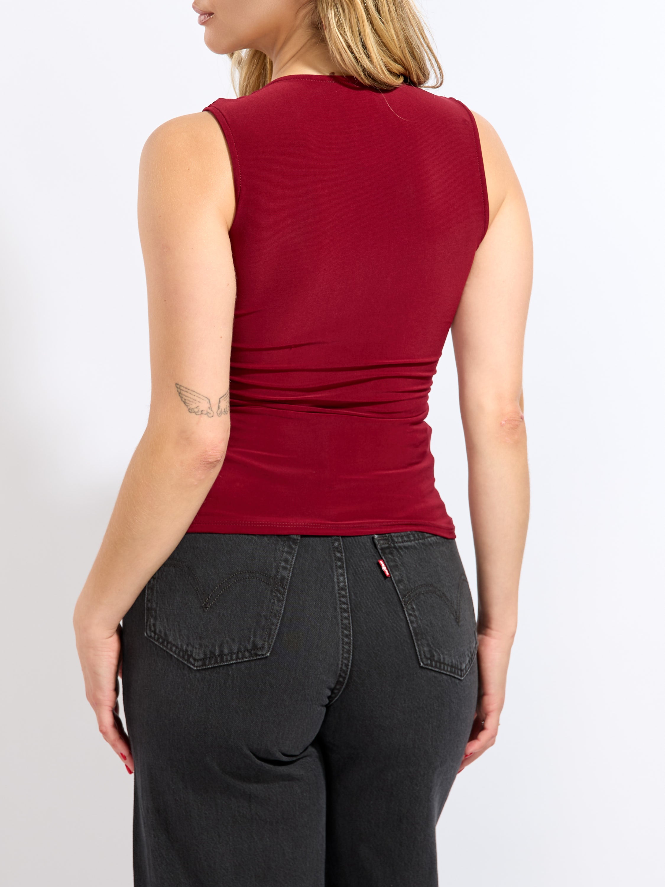 Walker Knot Shoulder Top