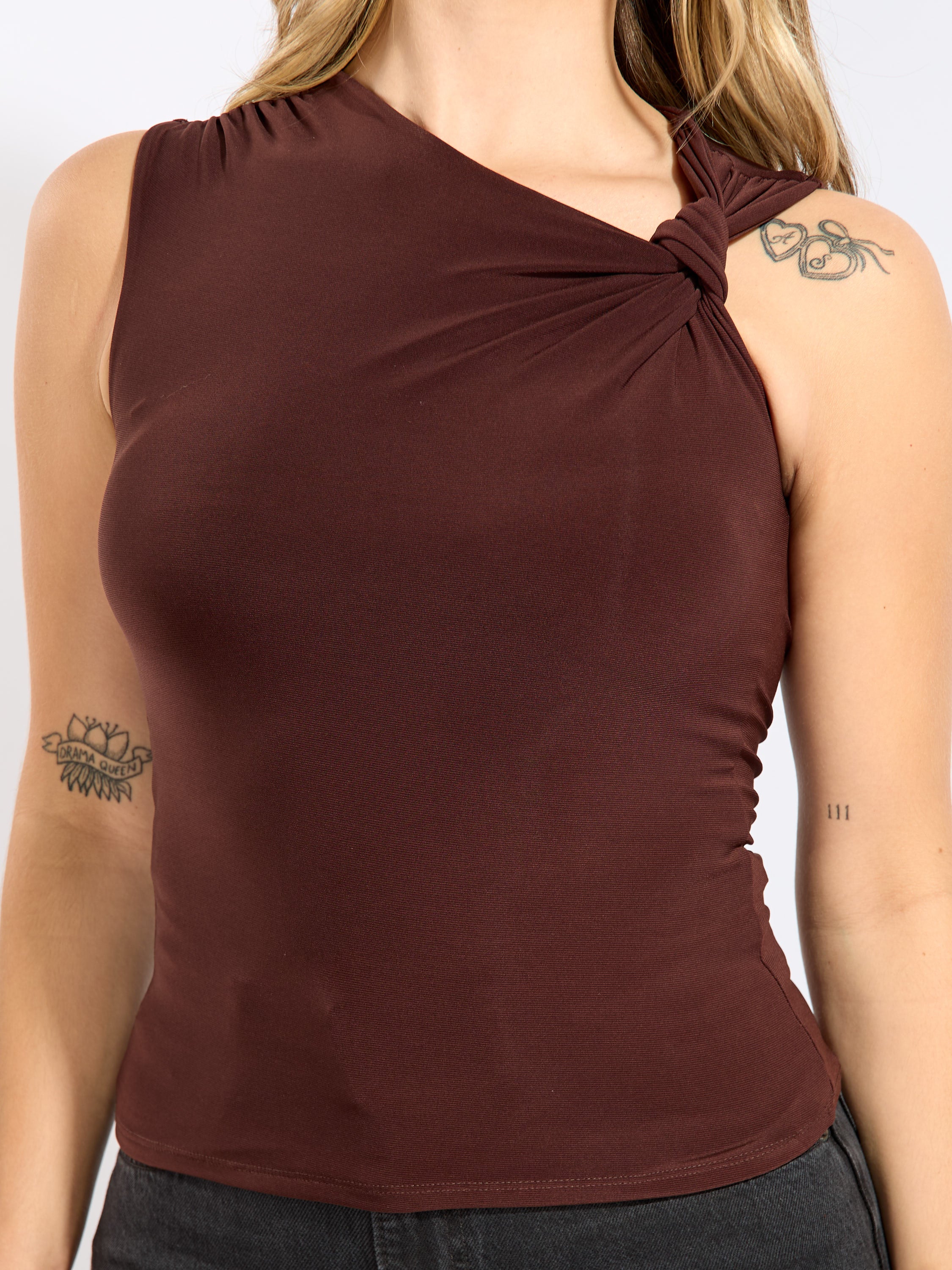 Walker Knot Shoulder Top