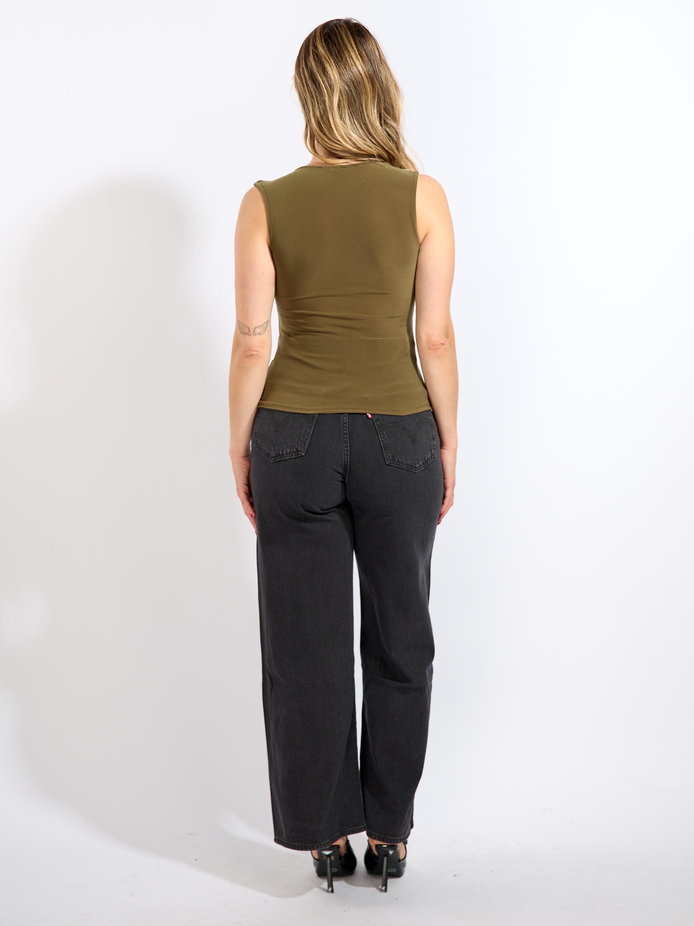 Walker Knot Shoulder Top