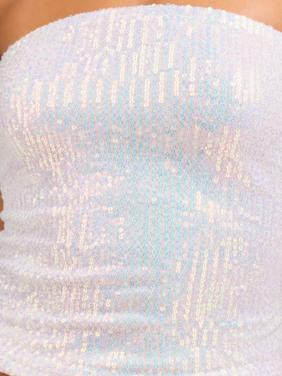 Havanah Sequin Tube Top