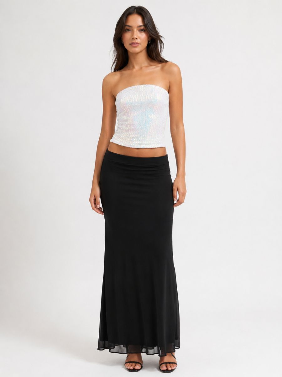 Havanah Sequin Tube Top