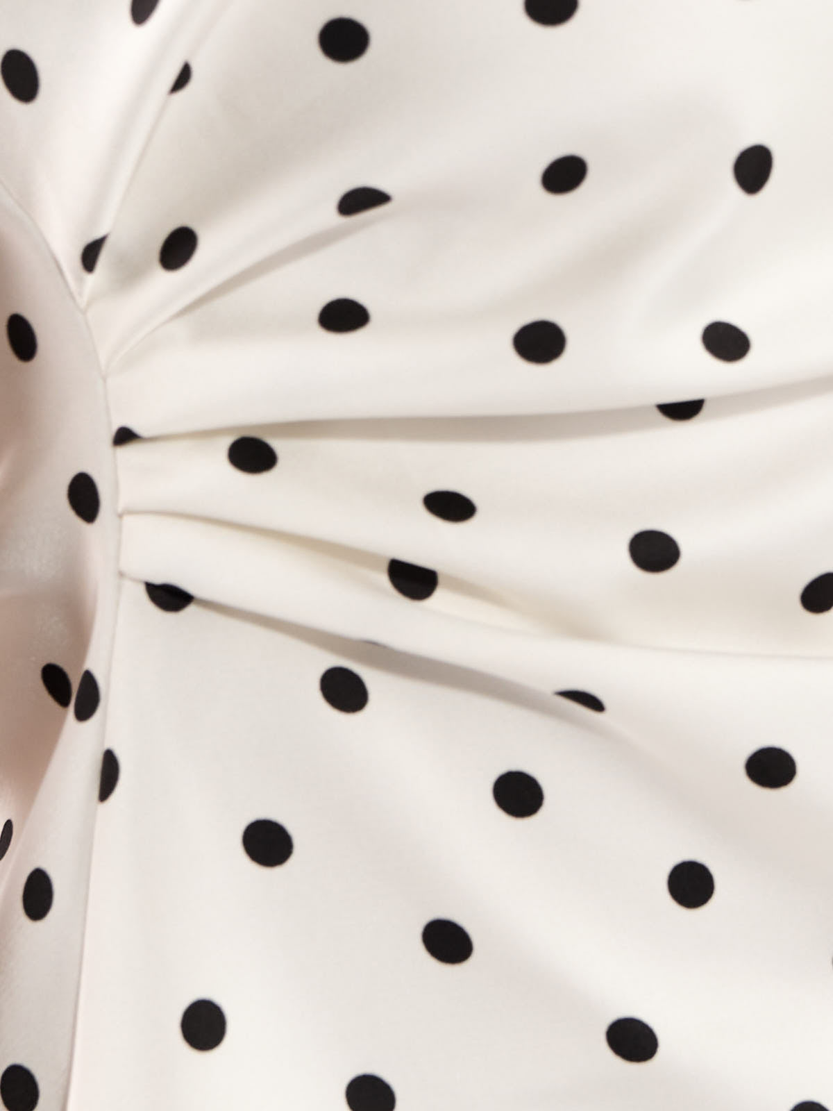 Polka Dot Boat Neck Top
