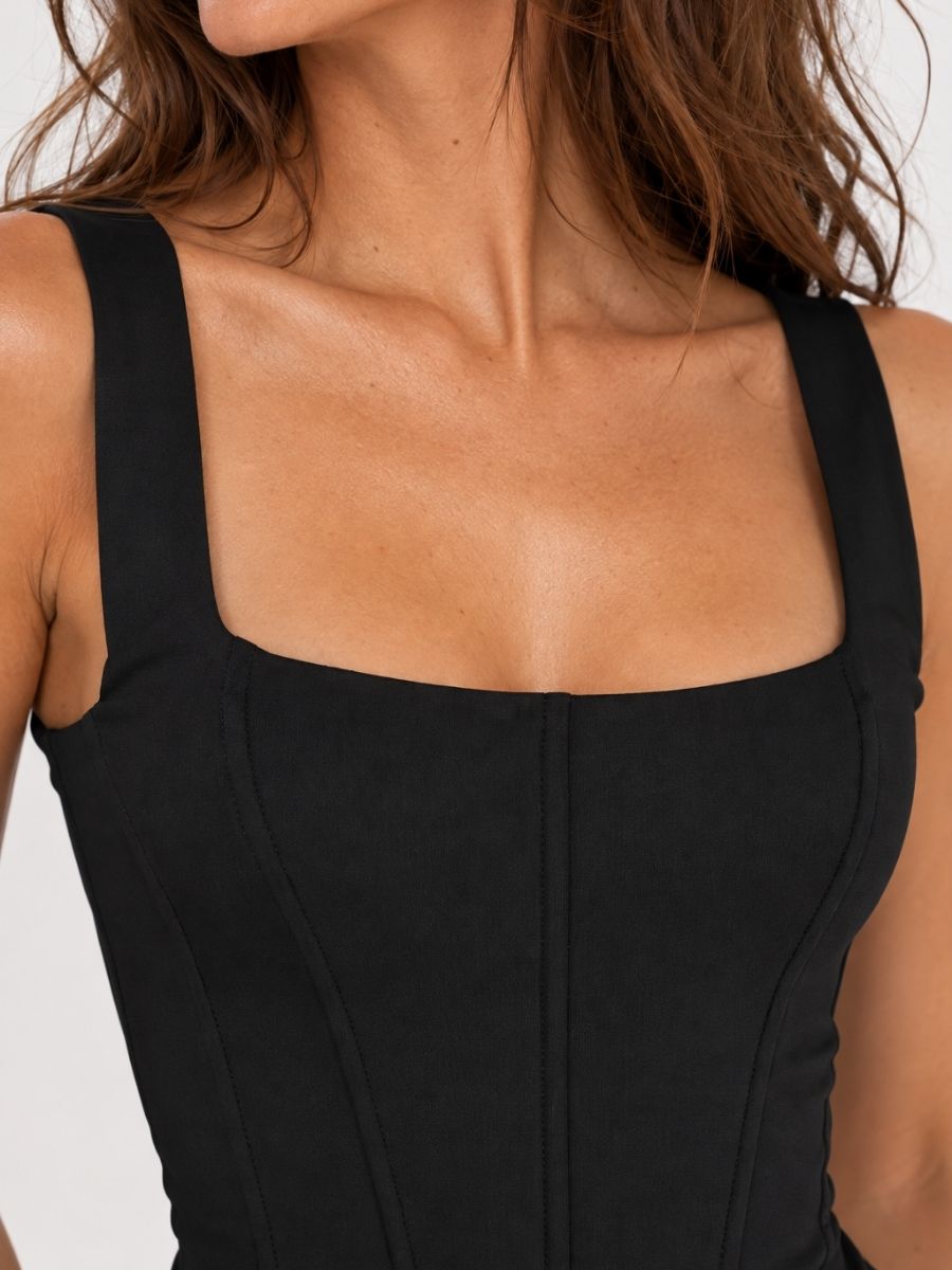 Gina Tie Back Corset Top