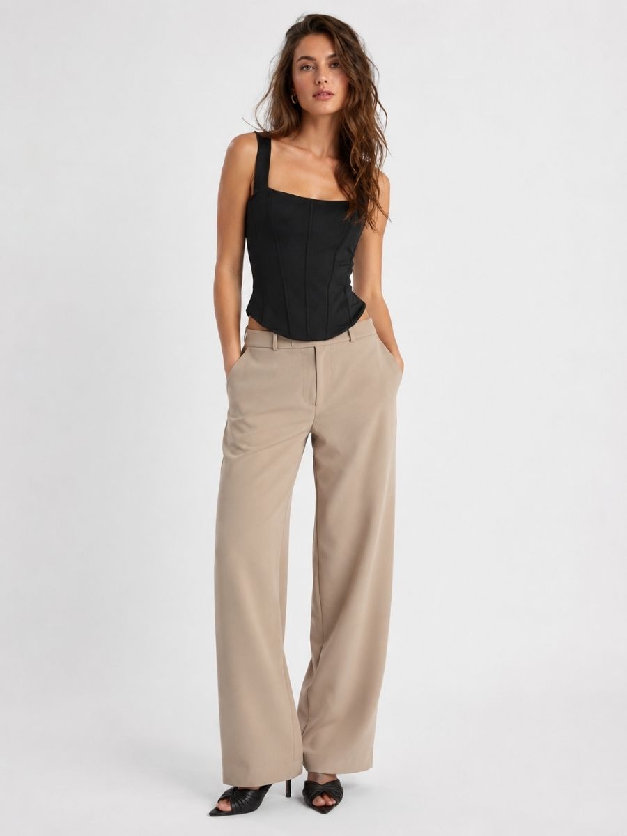 Gina Tie Back Corset Top