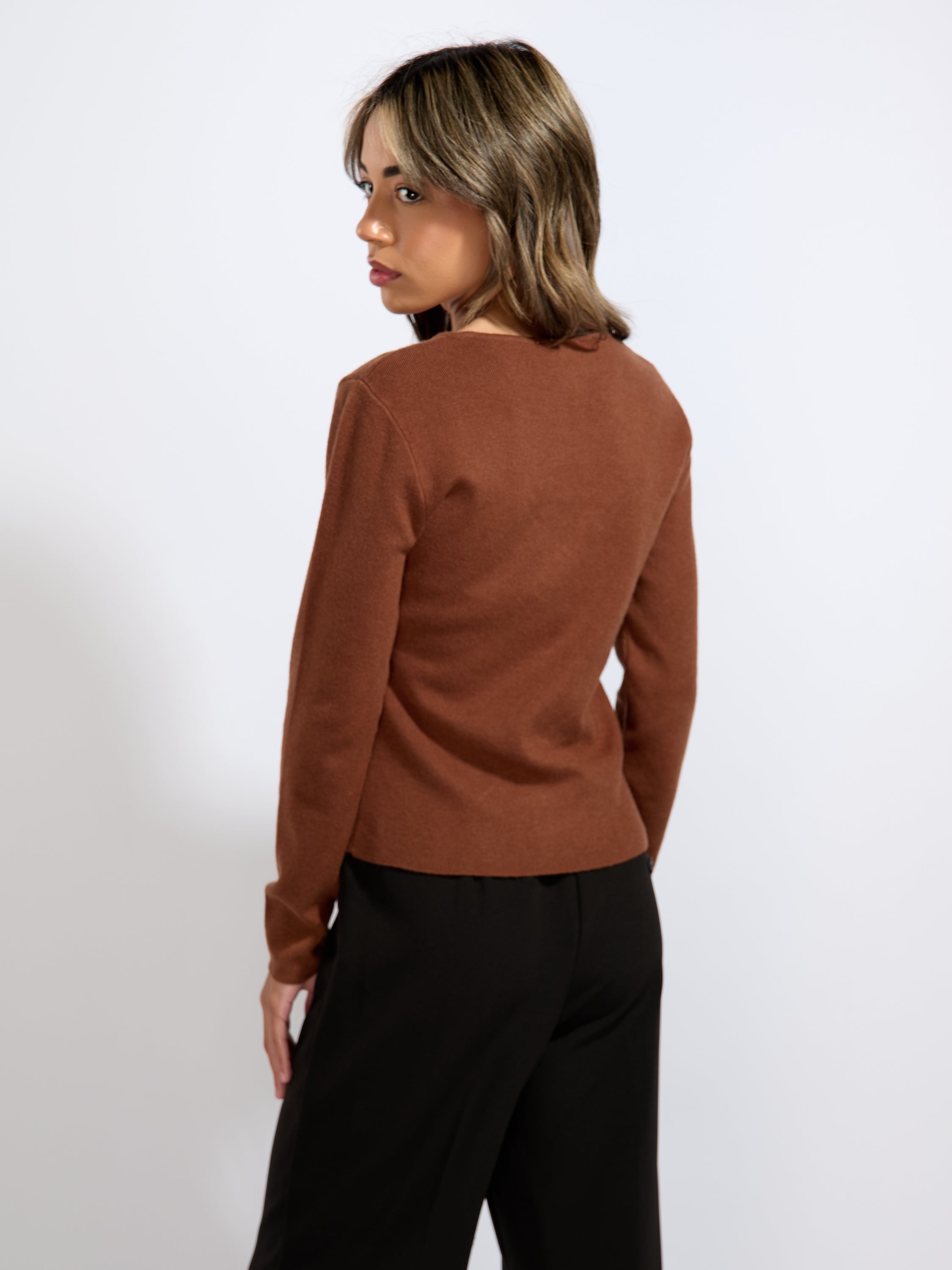 Margaret Crew Long Sleeve Top