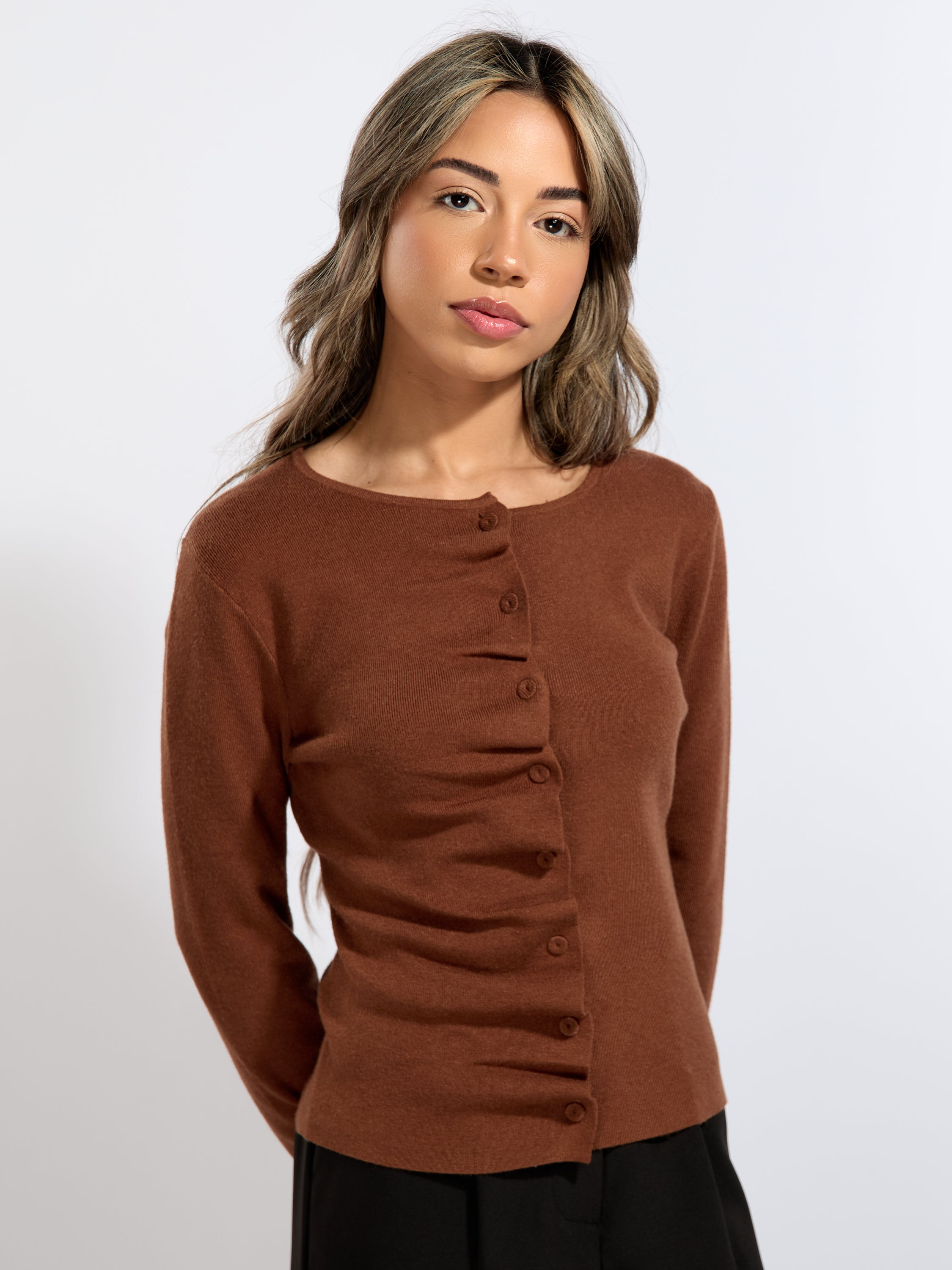 Margaret Crew Long Sleeve Top