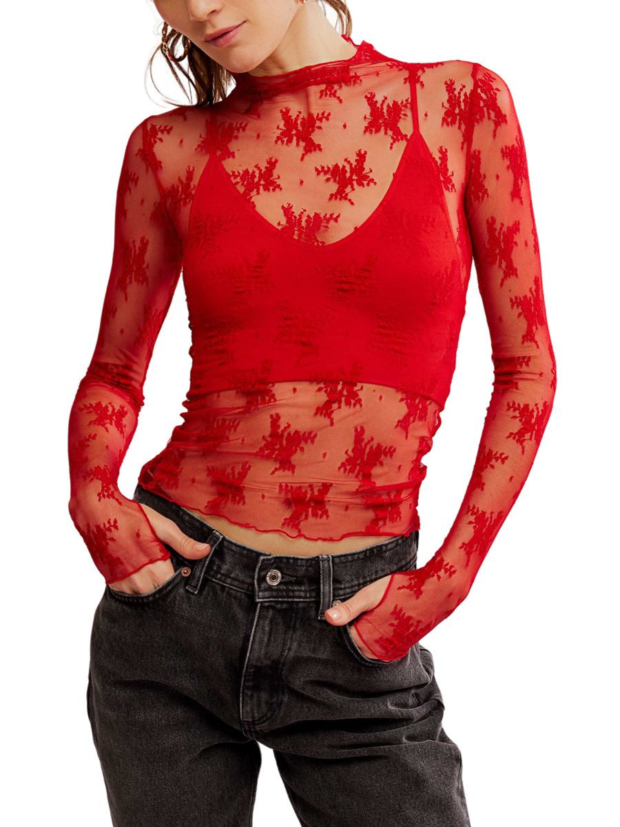 Free People Lady Lux Layering Top