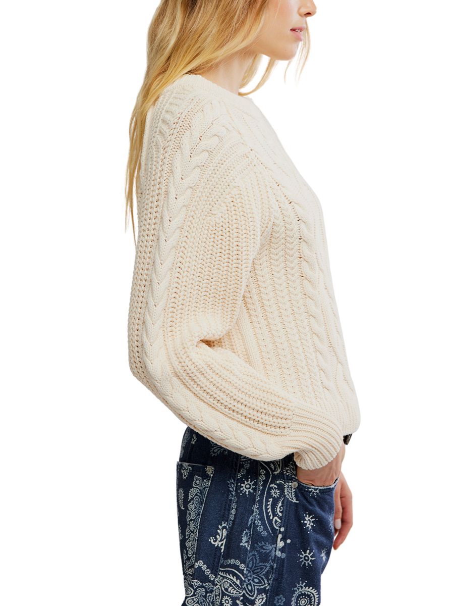 Free People Frankie Cable Sweater