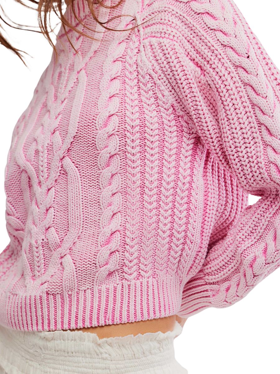 Free People Frankie Cable Sweater